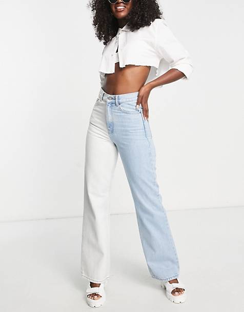 ONLY Denim Jeans hope in Weiß Damen Bekleidung Jeans Ausgestellte Jeans 