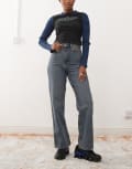[Dr Denim] Dr Denim Echo straight leg jeans in canyon mid vintage-Blue W24 L30 Darkwash blue