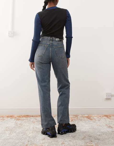 Dr Denim Echo straight leg jeans in canyon mid vintage - view 2