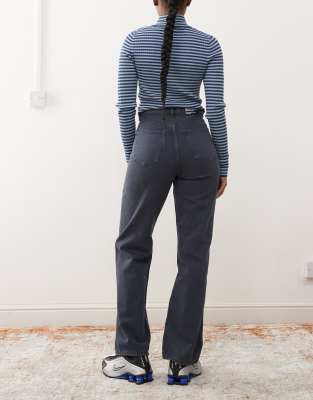 Dr Denim Echo Straight Leg Jeans In Navy
