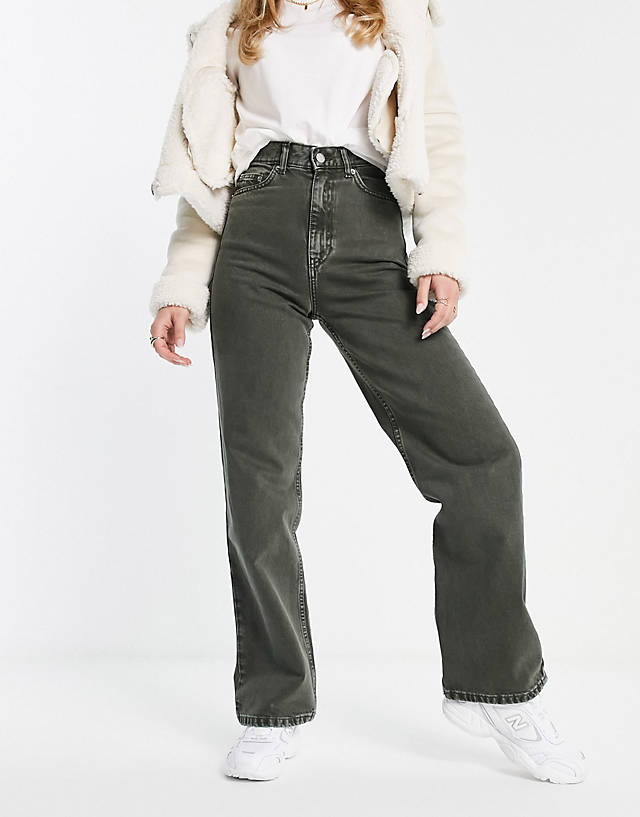 Dr Denim - echo stright leg jeans in washed thyme