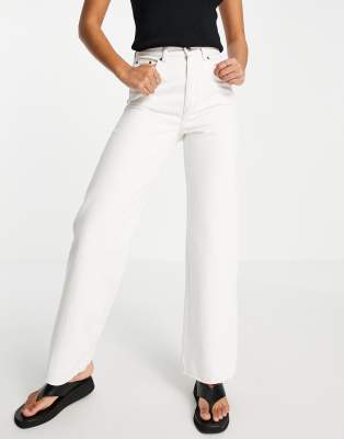 dr denim echo jeans white