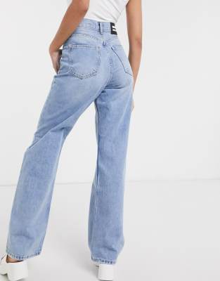 super high waisted jeans straight leg