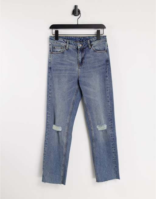 Dr Denim – Edie – Niebieskie jeansy o bardzo obcisłym kroju
