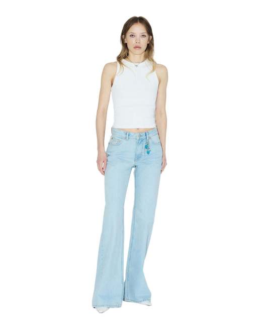 Dr Denim Elba mid bootcut jeans in light blue, 4 of 7