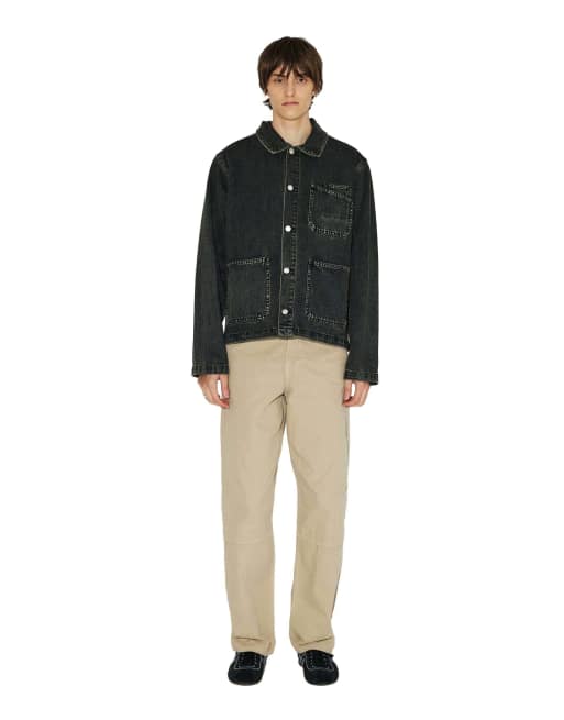 Dr Denim Evon worker jacket in black, 6 of 7