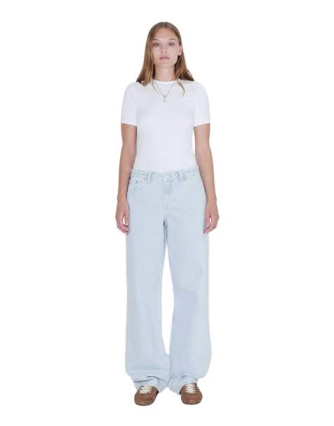 Dr Denim Hill low relaxed jeans in light blue - view 1