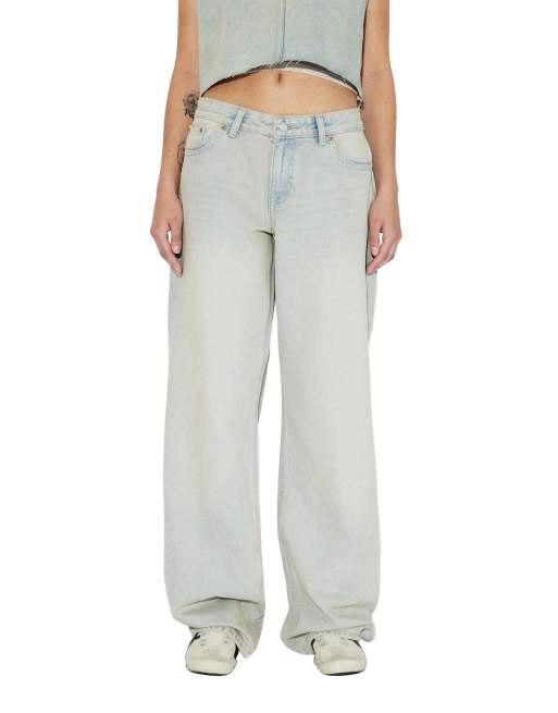 Dr Denim Hill low relaxed jeans in natural, 7 of 7