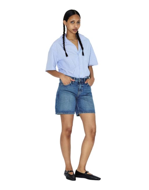 Dr Denim Hill shorts in blue, 5 of 7