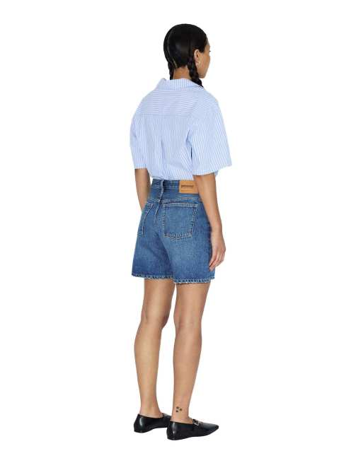 Dr Denim Hill shorts in blue, 6 of 7