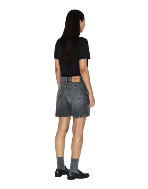 Dr Denim Hill shorts in grey, 6 of 7