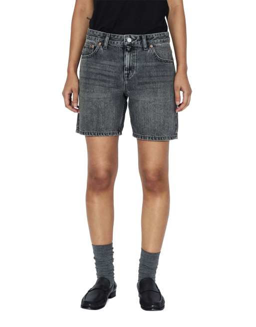 Dr Denim Hill shorts in grey, 7 of 7