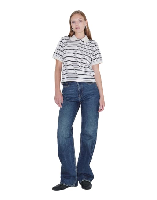 Dr Denim Jade ss polo in natural, 5 of 7