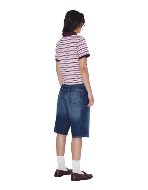 Dr Denim Jade ss polo in pink, 2 of 7
