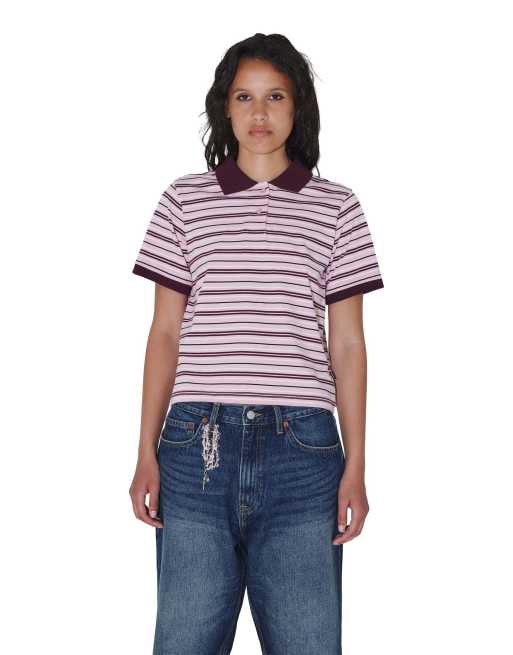 Dr Denim Jade ss polo in pink, 6 of 7