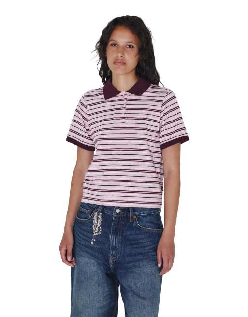 Dr Denim Jade ss polo in pink, 7 of 7