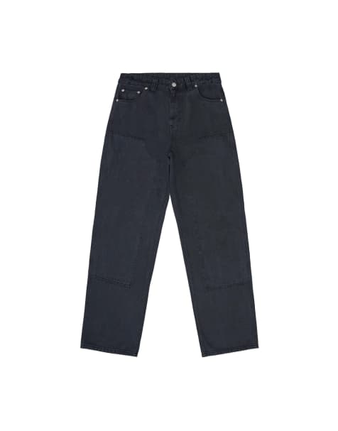 Dr Denim Jena double knee jeans in grey - view 1