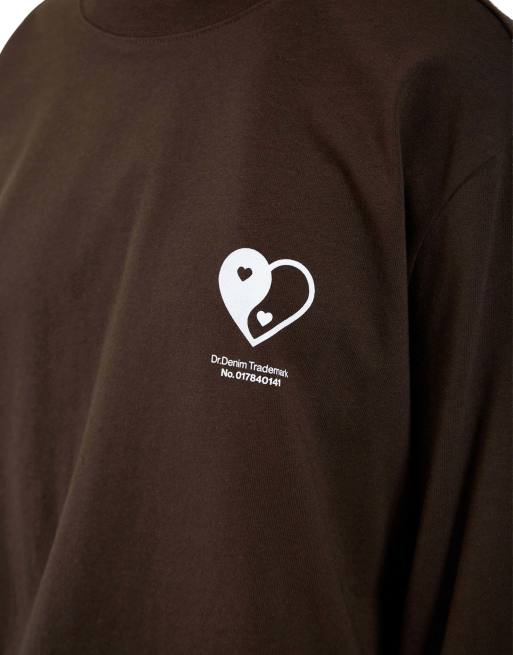 Dr Denim Kath long sleeve in brown, 3 of 7