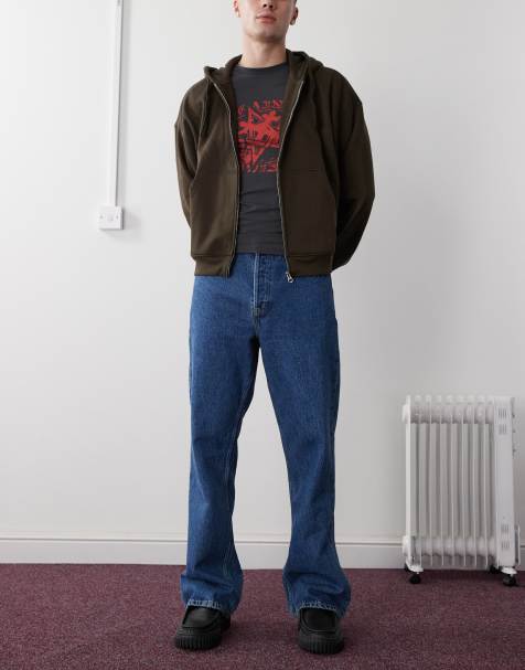 Dr Denim Kit regular fit bootcut leg jeans in mid retro wash - view 1