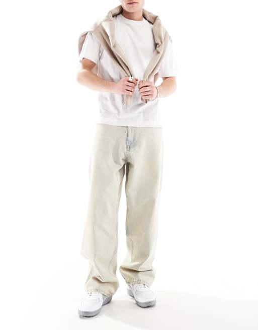 Dr Denim - Kobe - Baggy jeans met halfhoge taille en vintage wassing in lichtblauw