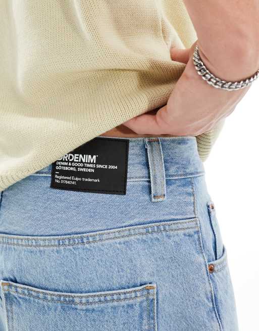 Dr Denim - Kobe - Jean baggy à taille mi-haute - Bleu clair rétro délavé, 3 de 5
