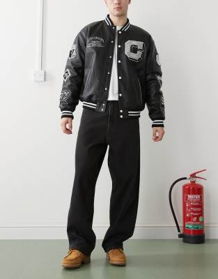 Dr Denim - Kobe - Jean baggy - Noir cendré délavé