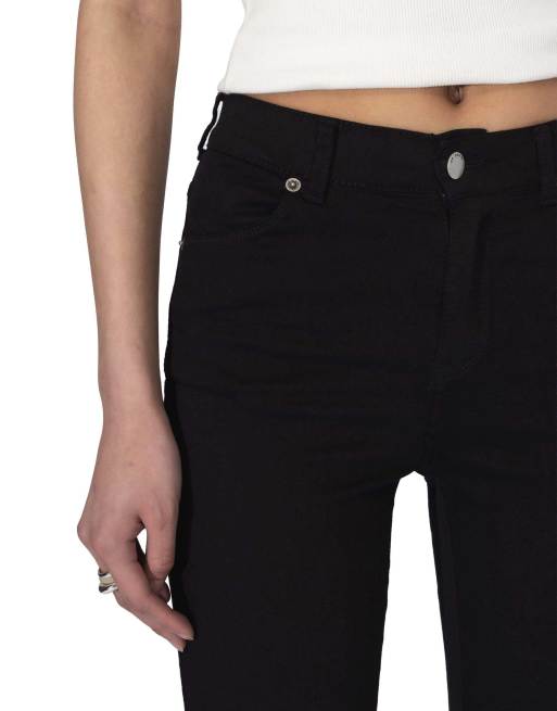 Dr Denim Lexy mid skinny jeans in black, 3 of 7