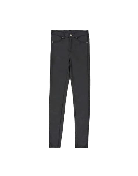 Dr Denim Lexy mid skinny jeans in black - view 1