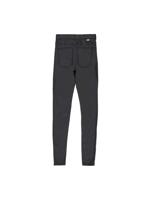 Dr Denim Lexy mid skinny jeans in black, 2 of 7