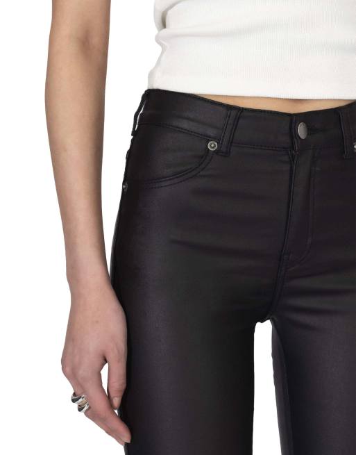Dr Denim Lexy mid skinny jeans in black, 3 of 7