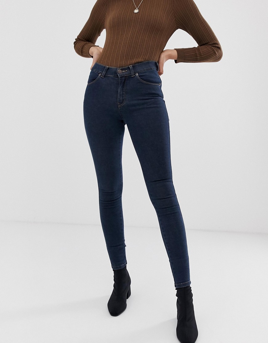 Dr Denim - Lexy - Second Skin - Superskinny jeans met halfhoge taille-Blauw