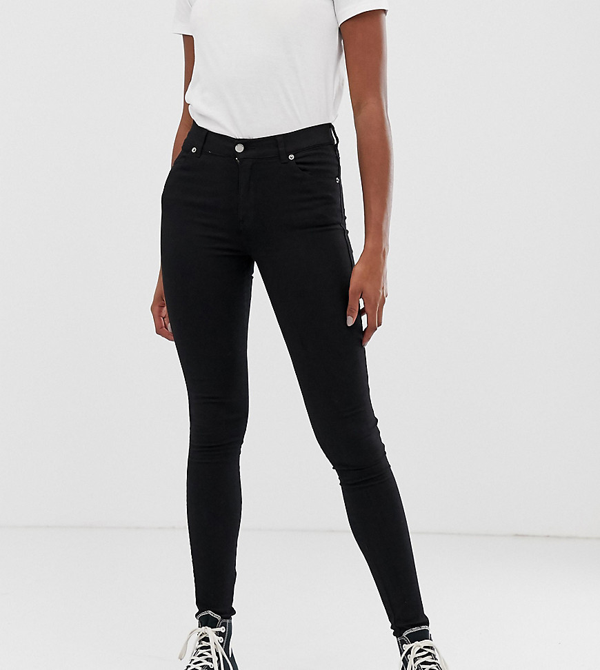 Dr Denim Lexy - Tall - Skinny jeans met halfhoge taille-Zwart
