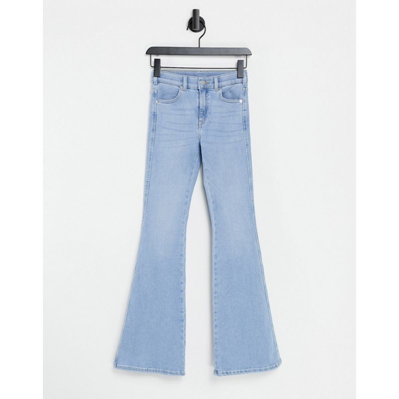 GhwMK Jeans a zampa Dr Denim - Macy - Jeans a zampa con vita medio alta blu chiaro