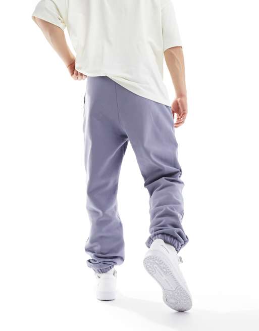 AllSaints Underground drawstring sweatpants in light gray