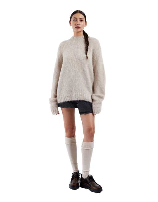Dr Denim Mic sweater in natural, 4 of 7