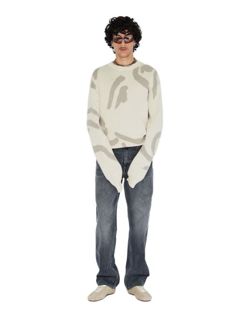 Dr Denim Mic sweater in natural, 4 of 7