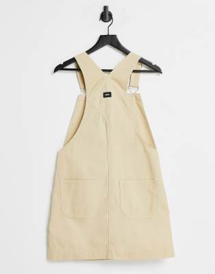 robe salopette beige