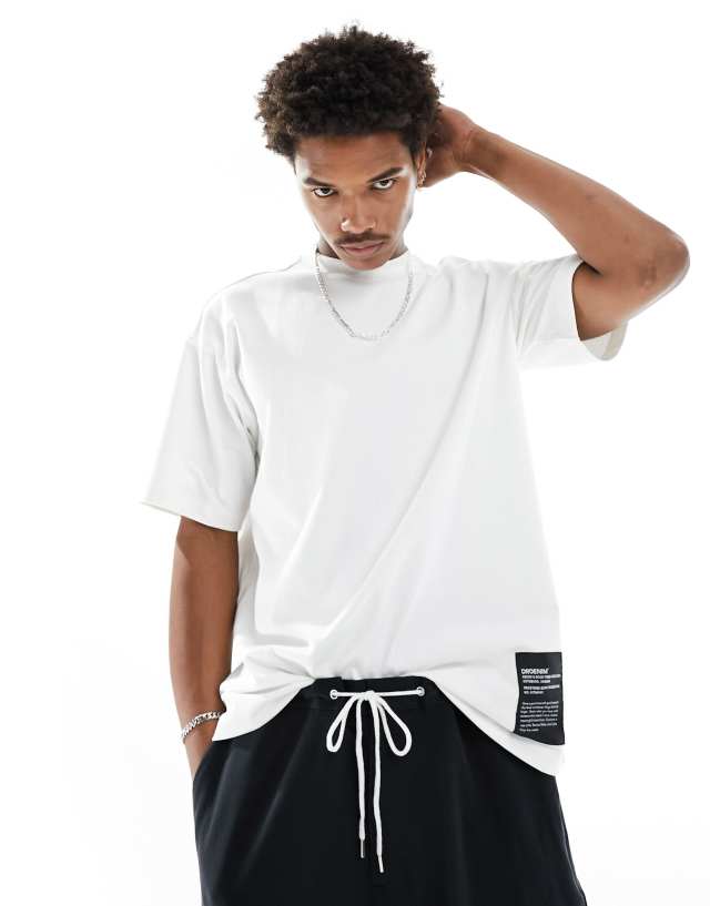 Dr Denim - miller oversized fit t-shirt in off white