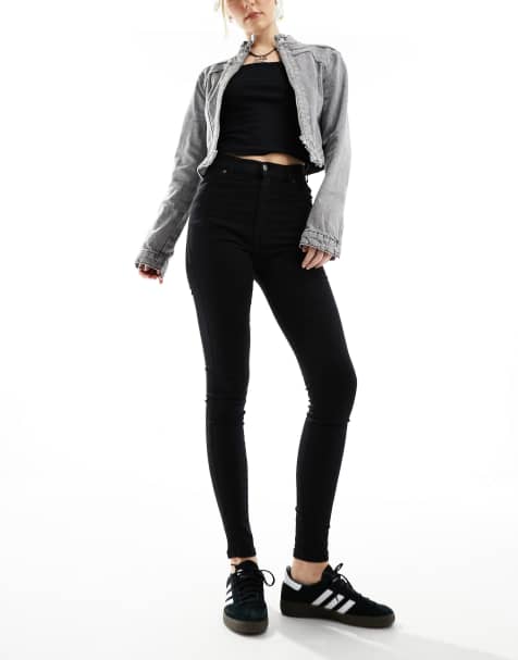 Dr Denim – Moxy – Czarne jeansy o obcisłym kroju - view 1