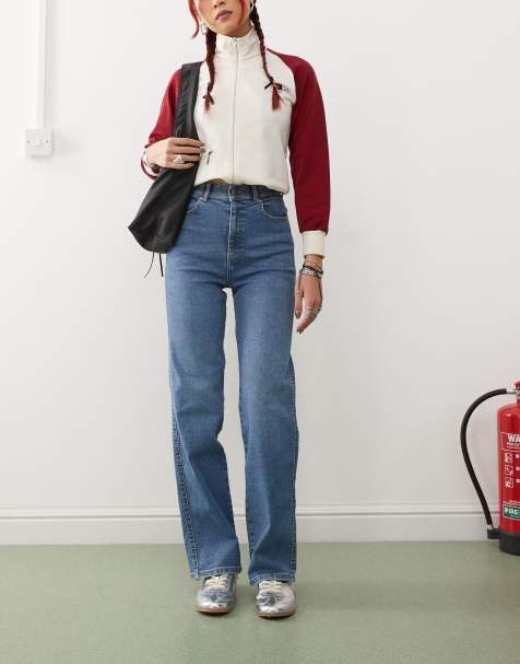 Dr. Denim – Moxy – Gerade geschnittene Jeans in Cape Light Vintage Worn Blue - view 1
