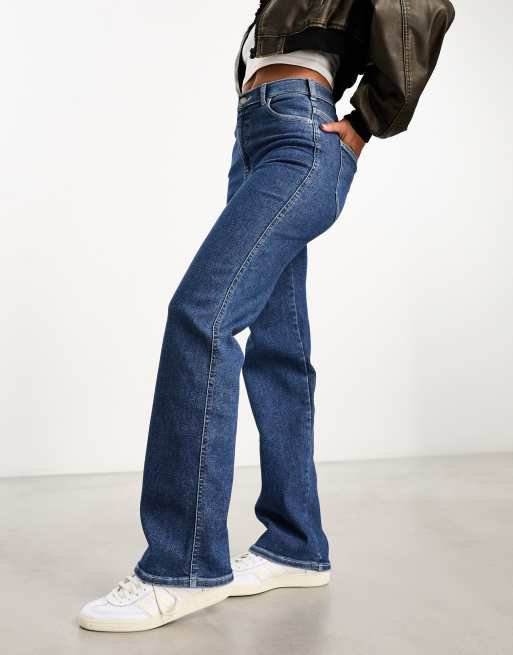 Dr Denim - Moxy - Jean droit - Bleu moyen uni, 4 de 5