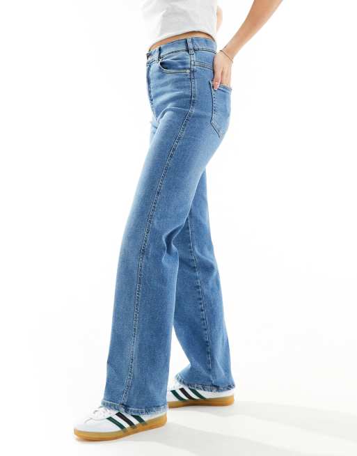 Dr Denim - Moxy - Jeans dritti con fondo grezzo color cape sky