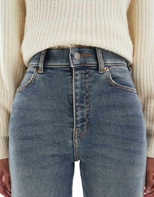 Dr. Denim - Moxy - Jeans dritti lavaggio cape sporco medio effetto invecchiato, 5 di 5