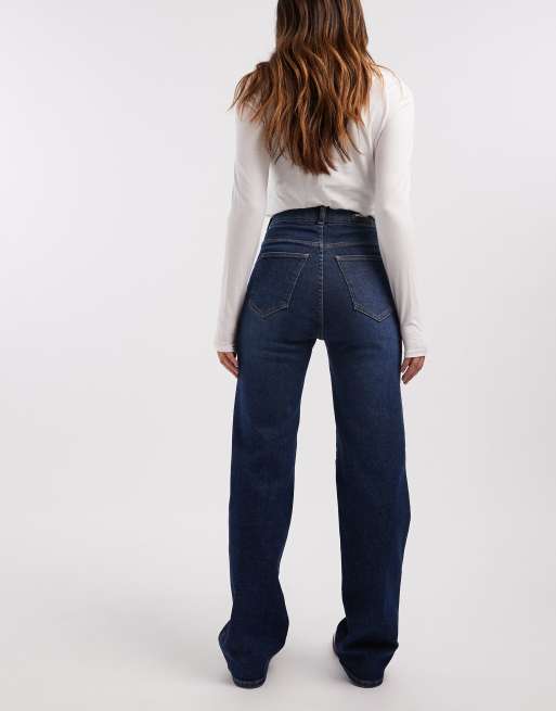 Dr Denim - Moxy - Jeans met rechte pijpen in indigo met donkere wassing, 2 van 5