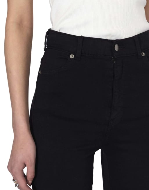 Dr Denim Moxy tall skinny jeans in black, 3 of 7