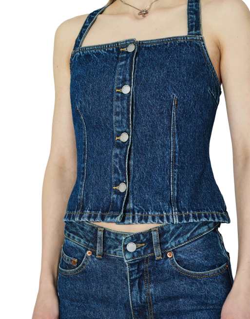 Dr Denim Niamh top in blue, 3 of 7