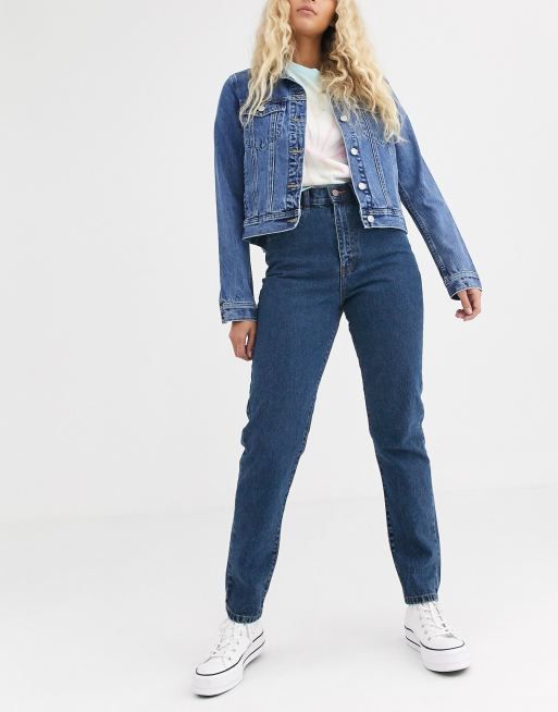 Dr Denim Nora high rise mom jean in mid retro, 4 of 4