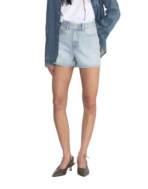 Dr Denim Nora shorts in light blue, 6 of 7