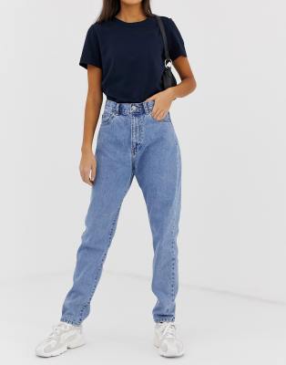 mom jeans super high waist