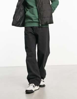 Dr Denim Dr Denim Omar wide fit jeans in worn black